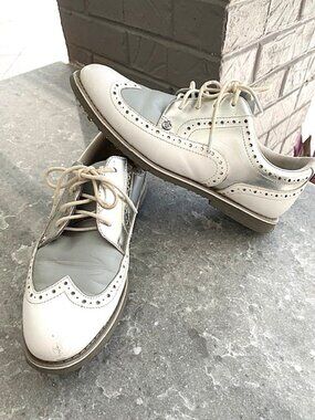 G/FORE Gallivanter Womens Golf Shoes Size 8 Silver Grey